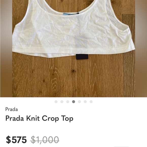Prada White Intimate Top - Picture 7 of 7